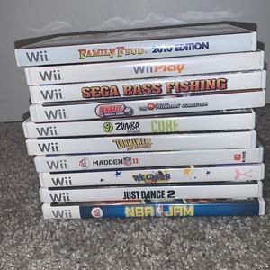 10 Pre-Owned/Used Nintendo Wii Games